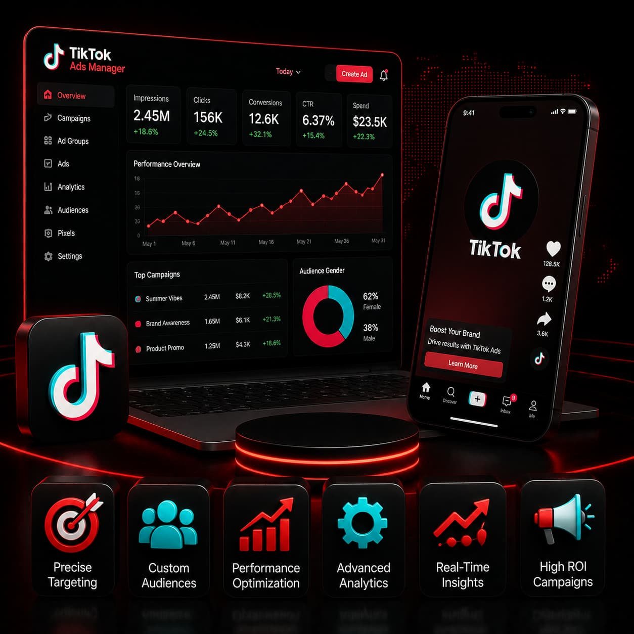 Expert TikTok Advertising Agency USA for Campaign Performance Tracking