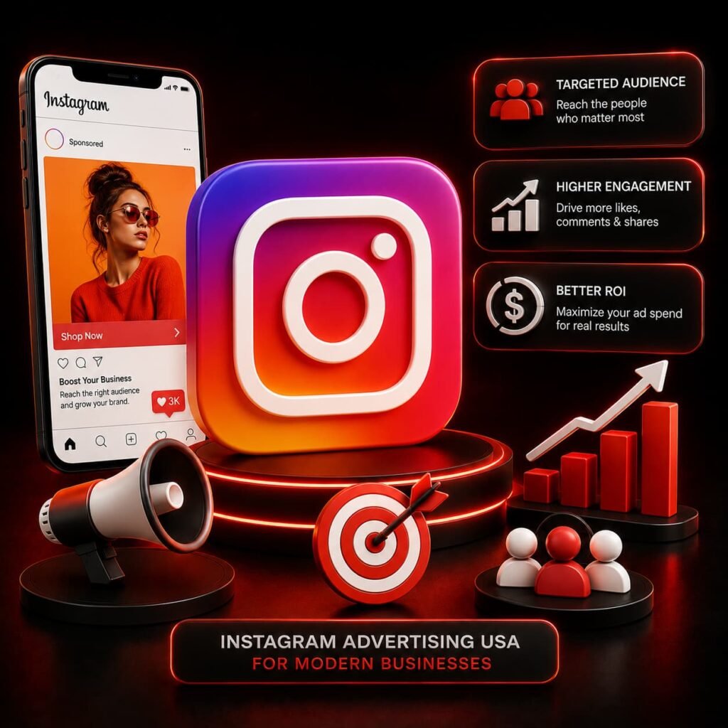Instagram Advertising Agency USA – targeted audience reach, higher engagement, and better ROI campaign results