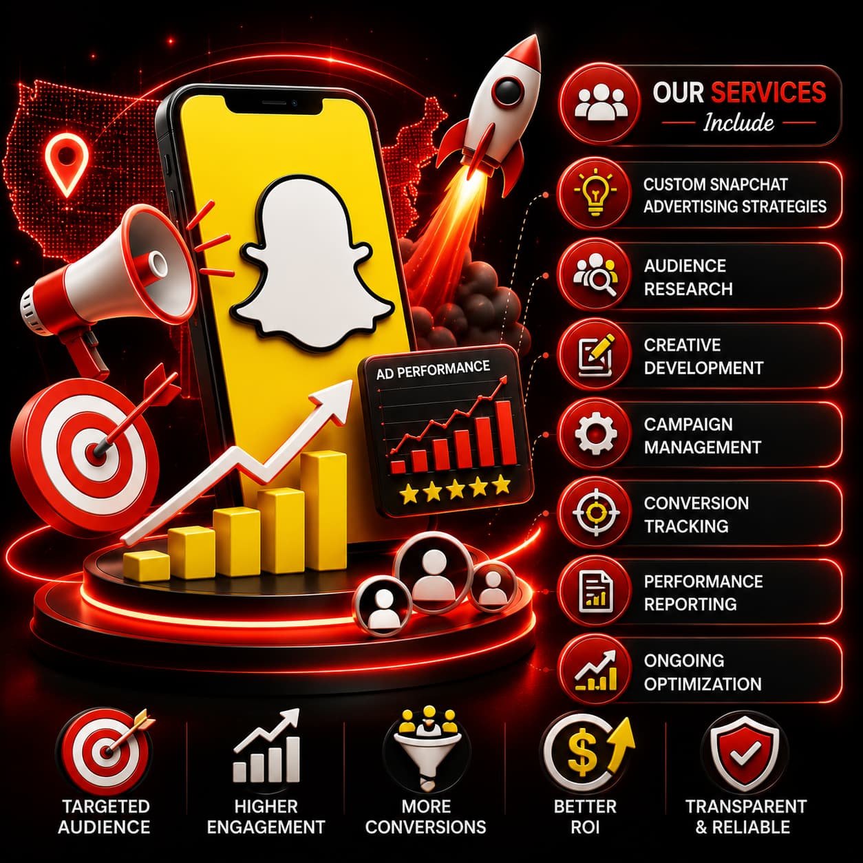 Full-Service Snapchat Advertising Agency USA for Strategy to Reporting
