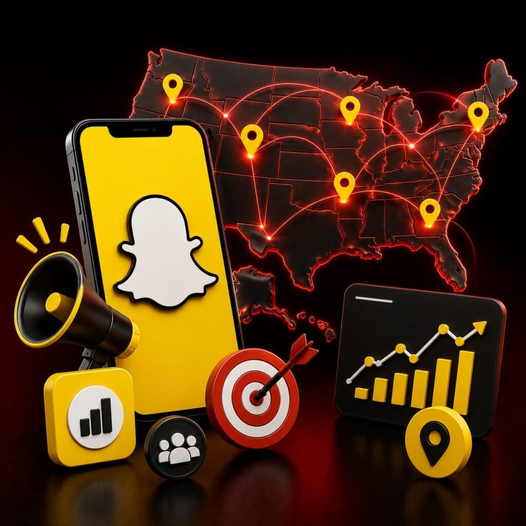Nationwide Snapchat Advertising Agency USA Serving All 50 States