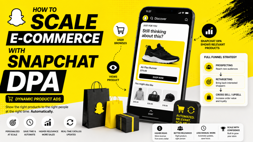Scale e-commerce with Snapchat DPA strategy 2026